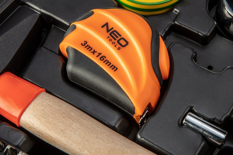 NEO TOOLS 08-942 sada nářadí a hlavic v kufru 65 dílů Obrázek