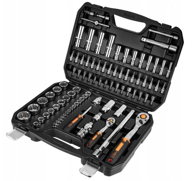 NEO TOOLS gola sada 1/4"+1/2" 86 dílů 10-060