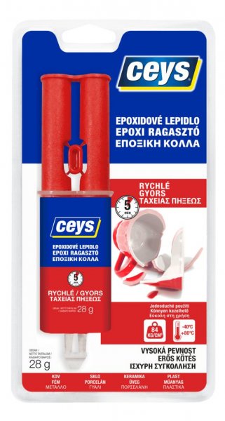 Lepidlo Ceys Epoxidové dvousložkové extra silné standard 24 ml Obrázek