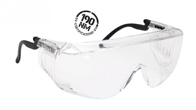 BOLLE SQUALE brýle ochranné čiré na dioptrické brýle Obrázek