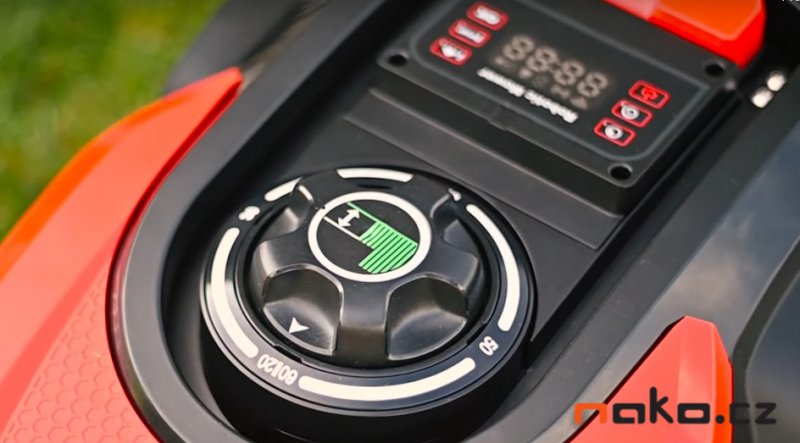 HECHT 5608 robotická aku sekačka na trávu, LiIon 2,5Ah, Bluetooth Obrázek