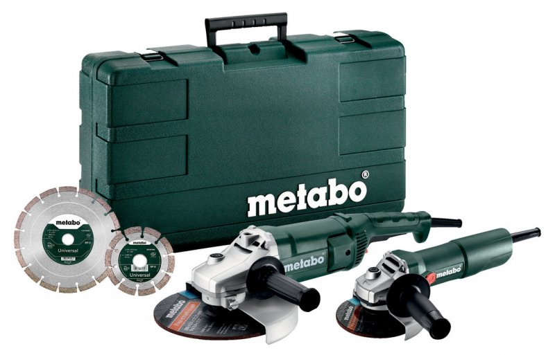 METABO Combo Set velká úhlová bruska WE 2200-230 + malá úhlová bruska W 750-125 Obrázek