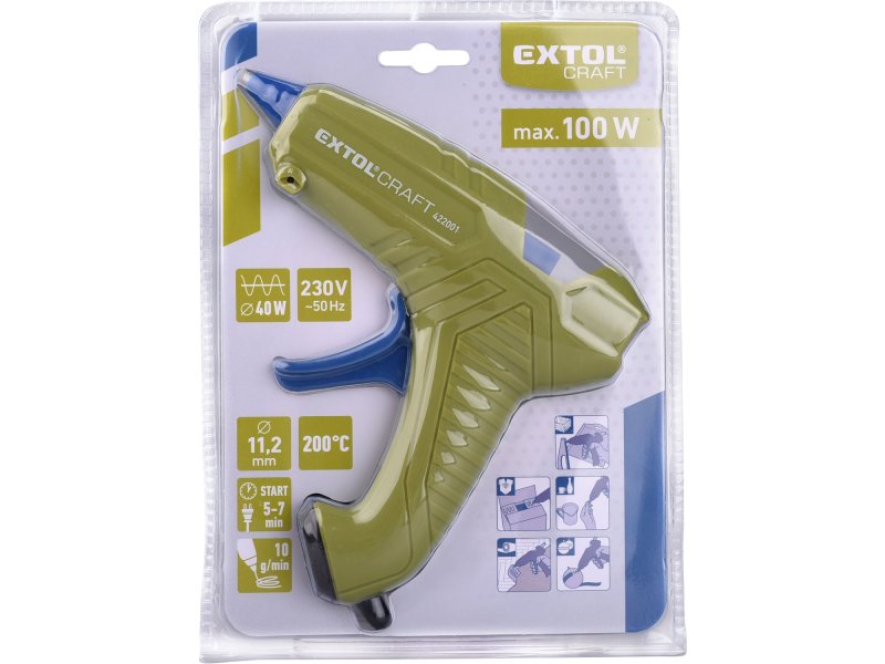 EXTOL CRAFT 422001 tavná lepící pistole 11mm 40W Obrázek