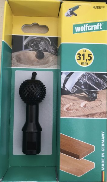 WOLFCRAFT 4386000 kulová rašple do úhlové brusky Obrázek