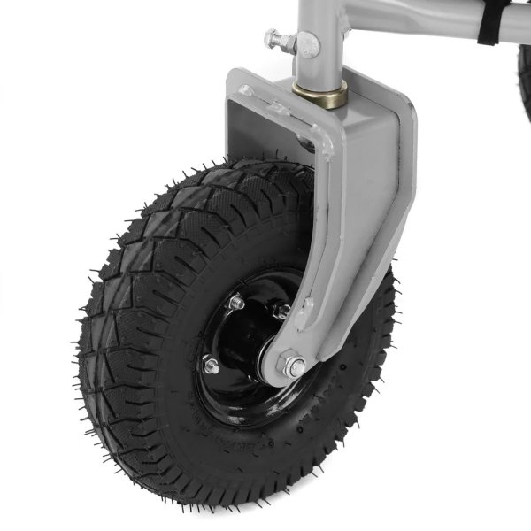 HECHT 2623 aku stavební kolečko s výklopnou korbou 100 lit. 260kg 24V tříkolové Obrázek