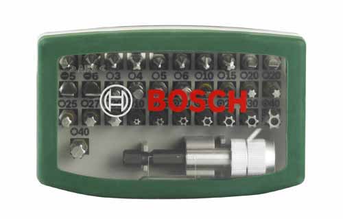 BOSCH sada 32ks bitů s barevným odlišením + magnetický držák Quick-Change Obrázek