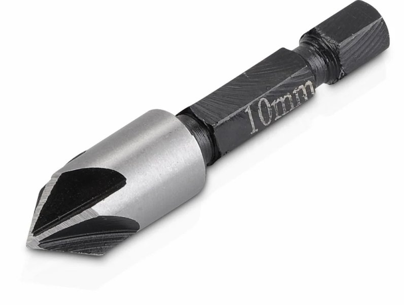 KREATOR KRT011201 záhlubník 10 mm kuželový do dřeva s šestihrannou stopkou 1/4" Obrázek