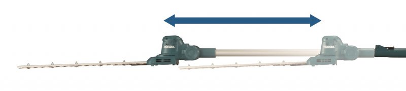 MAKITA DUN461WZ aku plotostřih 50cm s násadou LiIon 18V LXT bez akumulátoru Obrázek