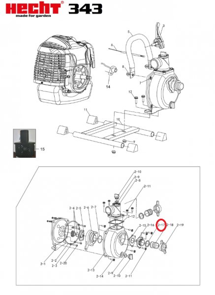 HECHT 343010037 těsnící kroužek H343