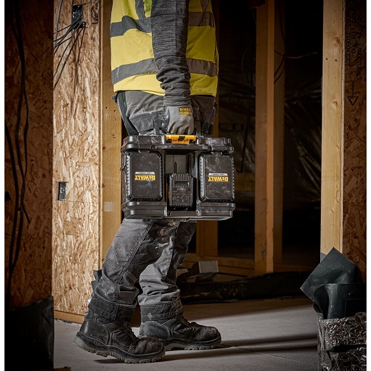 DeWALT DWST08061-1 kufr s pracovním otočným LED osvětlením TONGHSYSTEM Obrázek