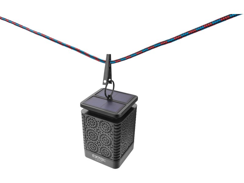 EXTOL LIGHT 43133 pochodeň LED s plamenem, solární nabíjení, 12x LED Obrázek