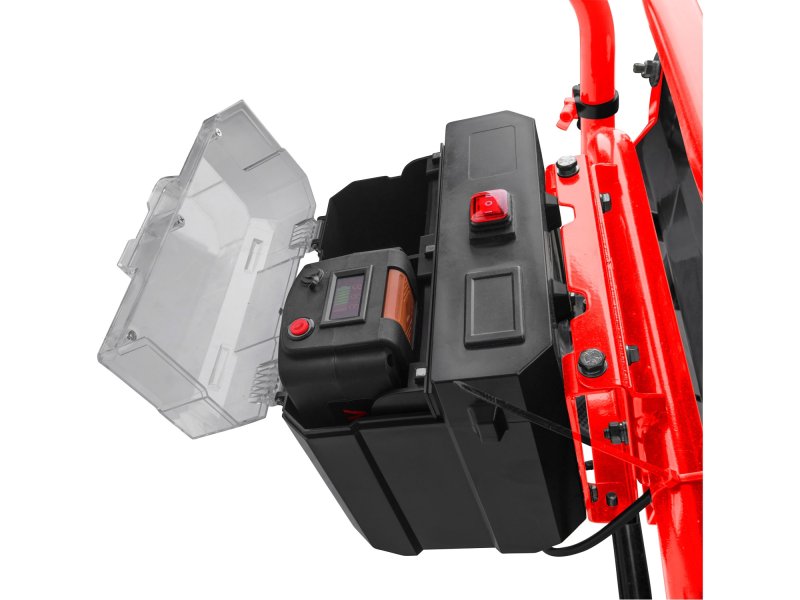 EXTOL PREMIUM 8891592 aku dvoukolák nákladní s převodovkou 300 lit. 300kg, 40V LiIon 6Ah Obrázek