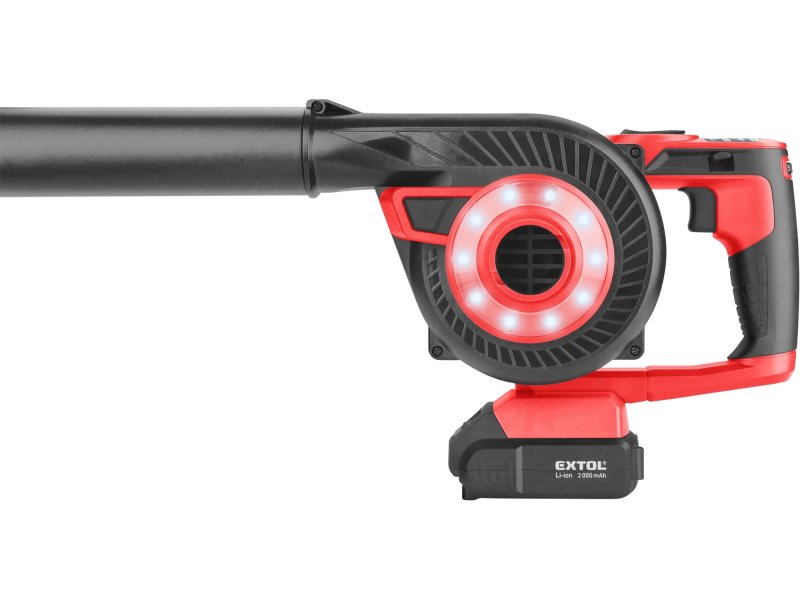 EXTOL PREMIUM 8891876 aku fukar a vysavač na listí 2v1 SHARE20V LiIon, 2Ah Obrázek