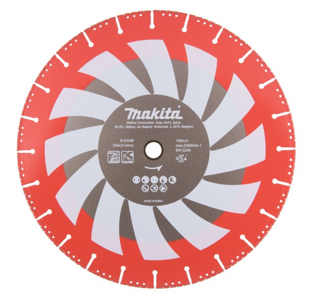 MAKITA B-55348 kotouč řezný diamantový 350x25.40mm RESCUE univerzál