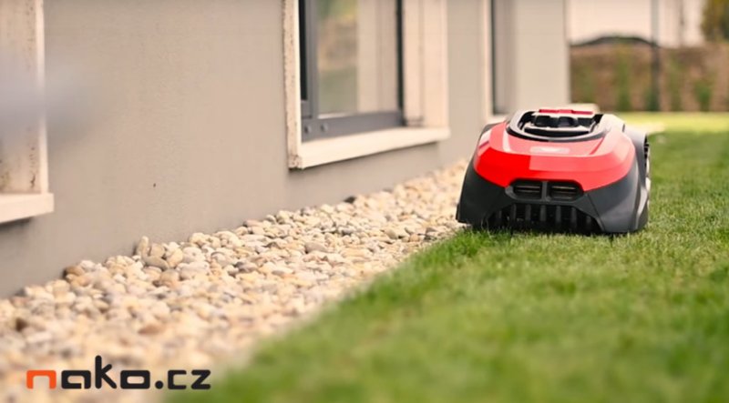 HECHT 5608 robotická aku sekačka na trávu, LiIon 2,5Ah, Bluetooth Obrázek