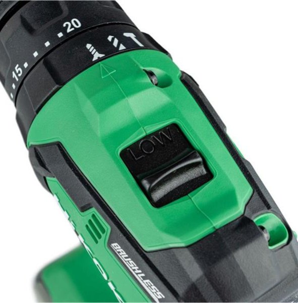 HiKOKI DV18DDWPZ bezuhlíková příklepová aku vrtačka 18V 2x 5Ah LiIon, Hitbox Obrázek