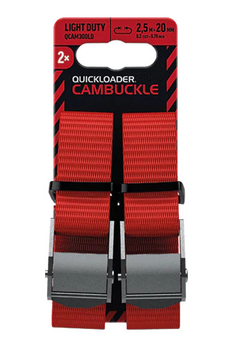 QUICKLOADER QL42143 popruh se sponou 2,5m 300kg 20mm 2 kusy QCAM300LD Obrázek