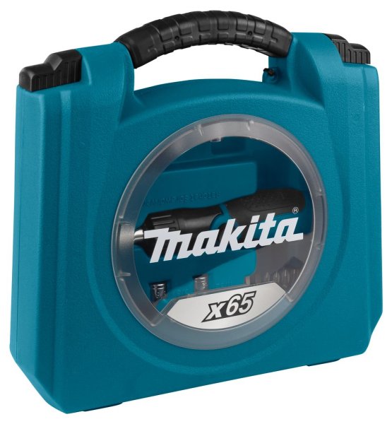 MAKITA D-42020 sada bitů a 1/4" hlavic se šroubovákem, 65dílů Obrázek