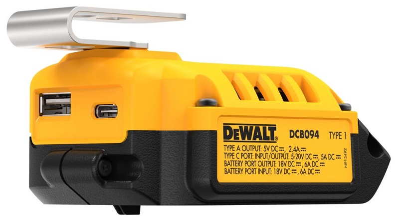 DeWALT DCB094H2 USB-C Sada aku (2x5Ah) + nabíjecí set POWERSTACK Obrázek