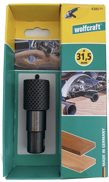 WOLFCRAFT 4385000 válcová rašple do úhlové brusky Obrázek