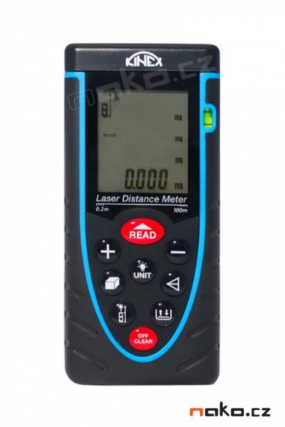 KINEX LDM 100 laserový dálkoměr, měřící rozsah 0,5-100m 9040-02-100