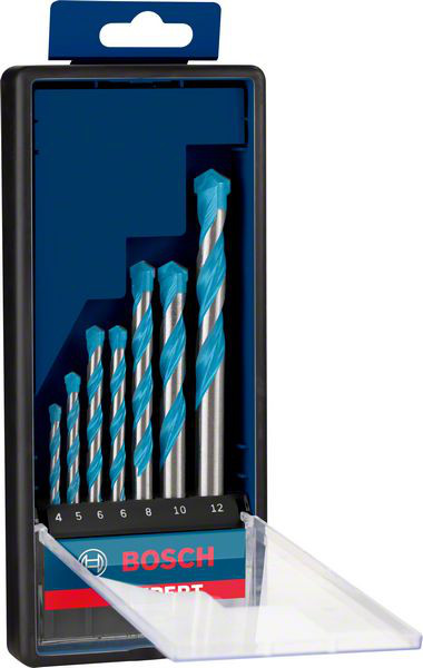 BOSCH Expert 7dílná sada univerzálních vrtáků CYL-9 MultiConstruction 4-12 mm Obrázek