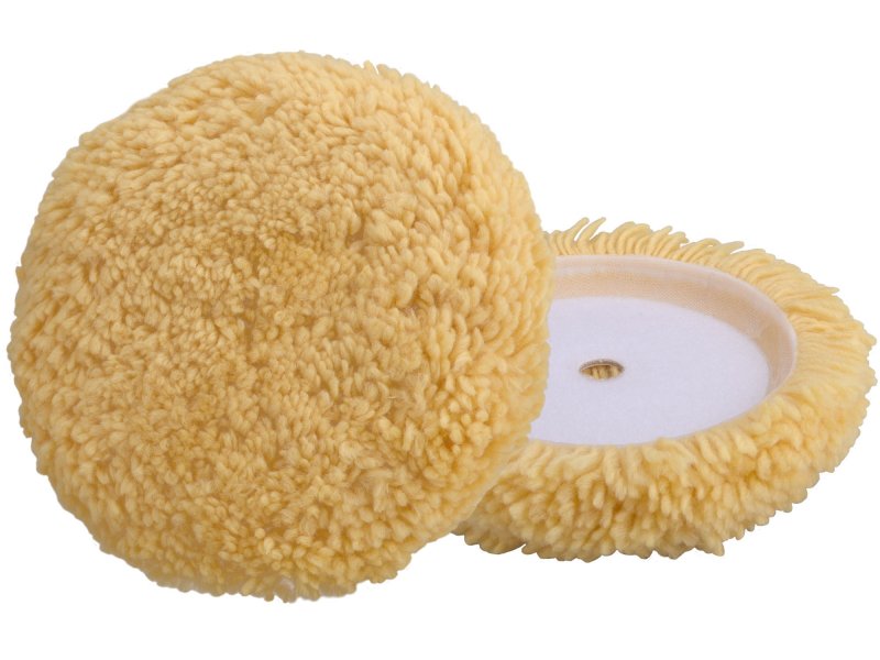 EXTOL PREMIUM 8804570 kotouč leštící vlněný,  T180, 150/190mm, vlna 50/50, suchý zip