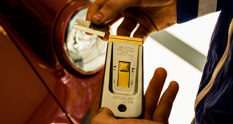 STANLEY 0-28-500 škrabka na sklo profi Obrázek