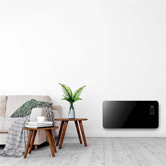 SOLIGHT KP01WIFI horkovzdušný konvektor sklokeramický 2000W, WiFi, LCD, nastavitelný termostat, časovač Obrázek