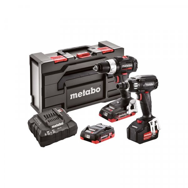 METABO Combo Set 2.2.7 18 V BL SE sada aku nářadí Black Edition (vrtačka, utahovák)