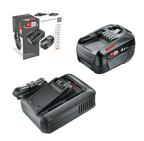 BOSCH startovací sada PBA 18V 4 Ah+AL 18V-44 POWER FOR ALL 1600A031T6, ORIGINÁL