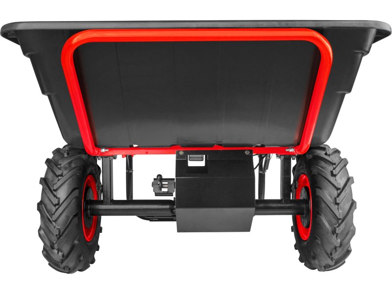 EXTOL PREMIUM 8891592 aku dvoukolák nákladní s převodovkou 300 lit. 300kg, 40V LiIon 6Ah Obrázek