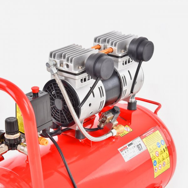 HECHT 2086 dvoupístový bezolejový kompresor s nádobou 50l Obrázek