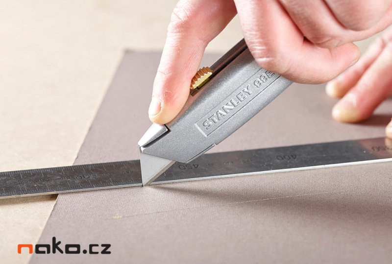STANLEY 1-10-099 kovový nůž se zasouvací otočnou čepelí 99E + 5ks čepelí Obrázek