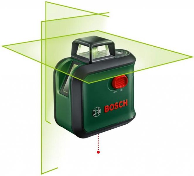 BOSCH AdvancedLevel 360 Basic čárový laser - zelený Obrázek