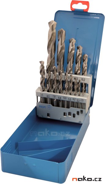 PTG 333849014 sada vrtáků RATIOLINE HSS-GK na závity M3-M20, 14 dílů