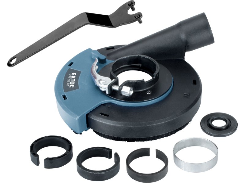 EXTOL PREMIUM 8807020 odsávací kryt pro broušení úhlovou bruskou 125mm Obrázek