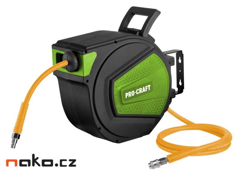 PROCRAFT HK20 tlaková hadice 20m 3/8" v samonavíjecím bubnu na stěnu