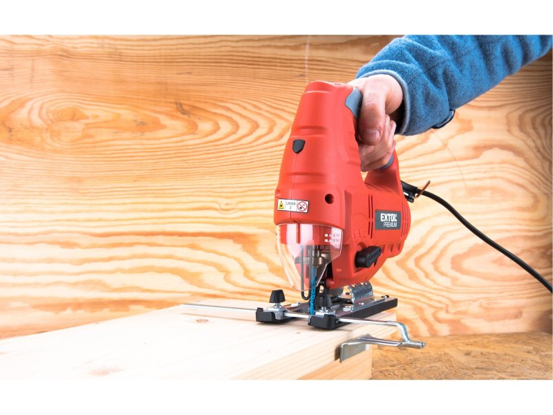 Pila přímočará s laserem a světlem Extol 800W Obrázek