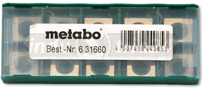 Metabo sada tvrdokovových nožů pro frézu na lak Lf 724 S (10ks) 6.31660