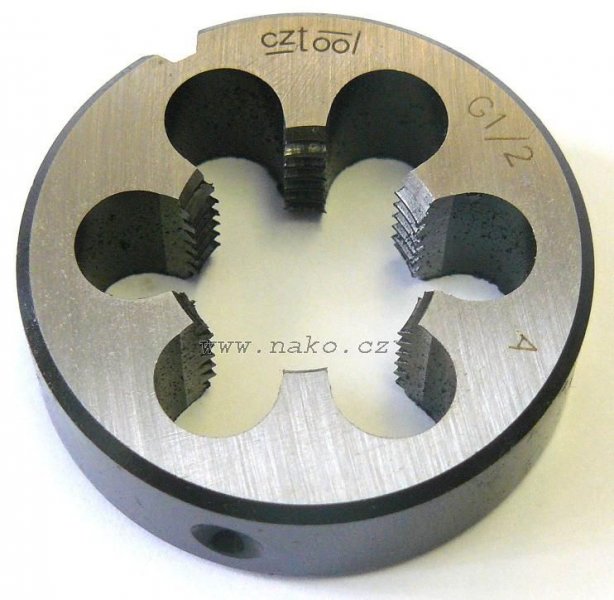 Závitová kruhová čelist 223212 G1/4", 212 140, NO, trubkový závit