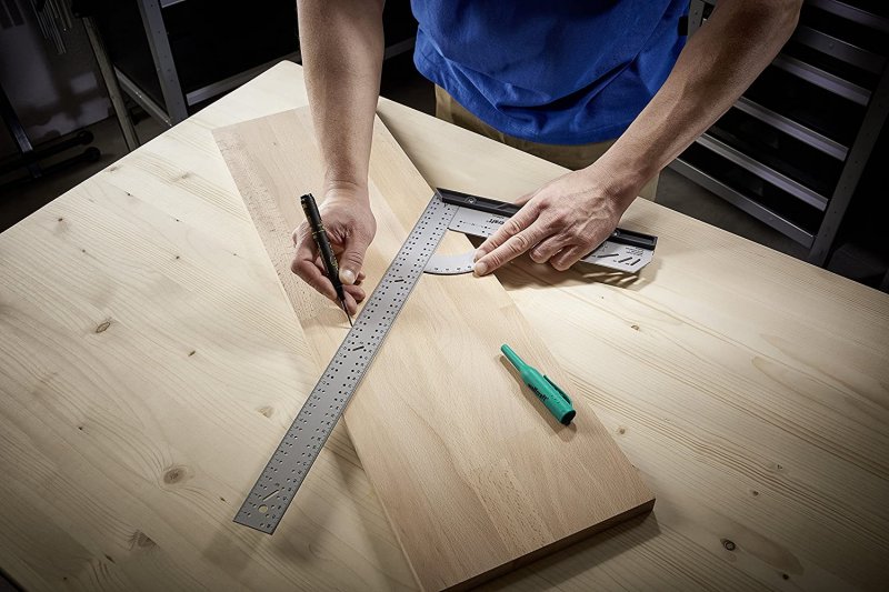 WOLFCRAFT 5205000 univerzální úhelník, úhloměr, šablona na závěsy Obrázek