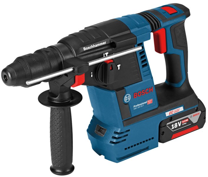 BOSCH GBH 18V-26 F (2x6Ah) aku kombinované kladivo + výměnné sklíčidlo Obrázek