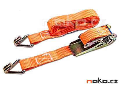 XTline XT49276 upínací popruh s ráčnou 800kg 25x6000mm TUV Obrázek