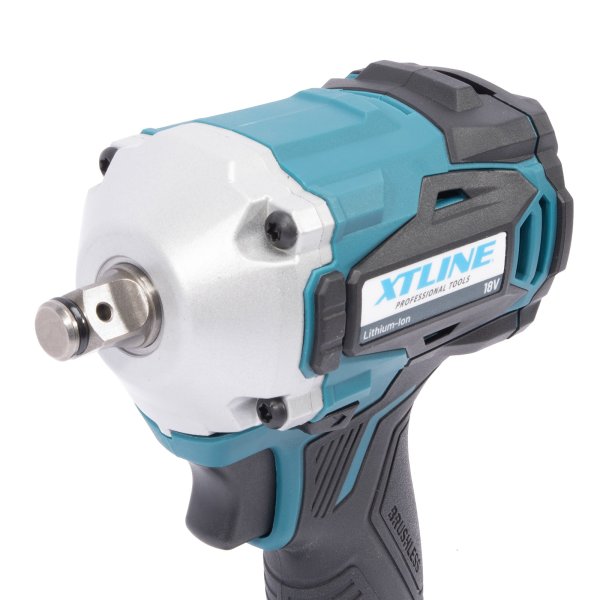 XTline XT102832-1B5B aku rázový utahovák 1/2" 400 Nm bezuhlíkový 18V 5Ah XTpower Obrázek