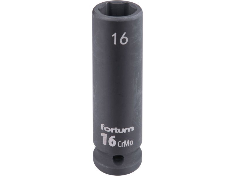 FORTUM 4703216 hlavice 1/2" nástrčná 16mm úderová průmyslová 78mm prodloužená CrMoV