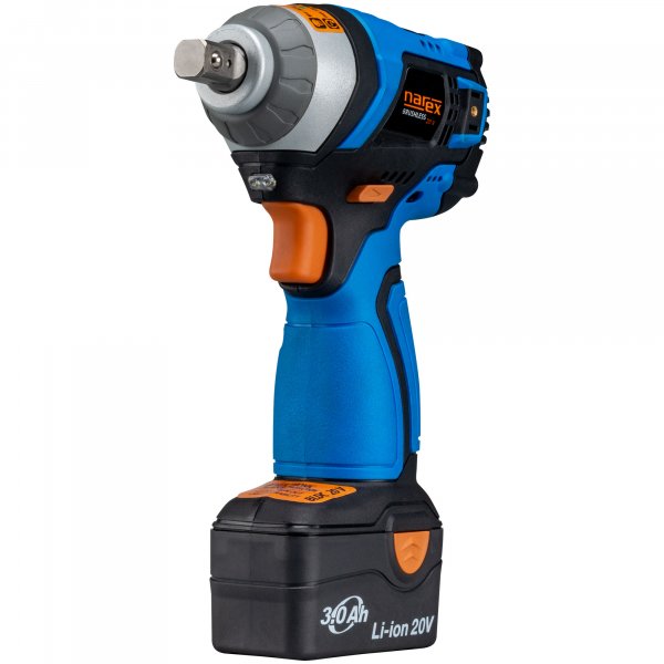 NAREX ASR 203-3SB (2x3Ah) 1/2" bezuhlíkový aku rázový utahovák s regulací Obrázek