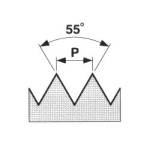 Závitová kruhová čelist 223211 W1/8 /211 180/NO/CS Whitworthuv závit Obrázek