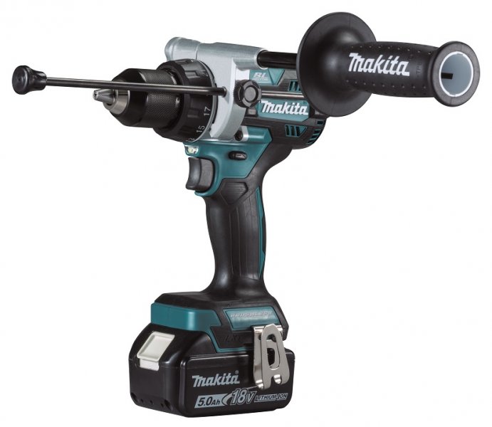 MAKITA DHP486RTJ aku bezuhlíkový příklepový šroubovák Li-ion LXT 18V 5,0 Ah,Makpac Obrázek