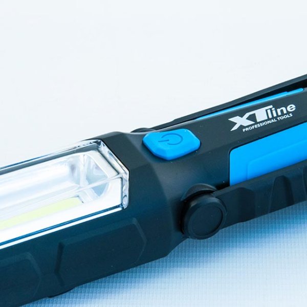 XTline XT60064 montážní nabíjecí aku svítilna COB LED 3W +1x LED 1W Obrázek